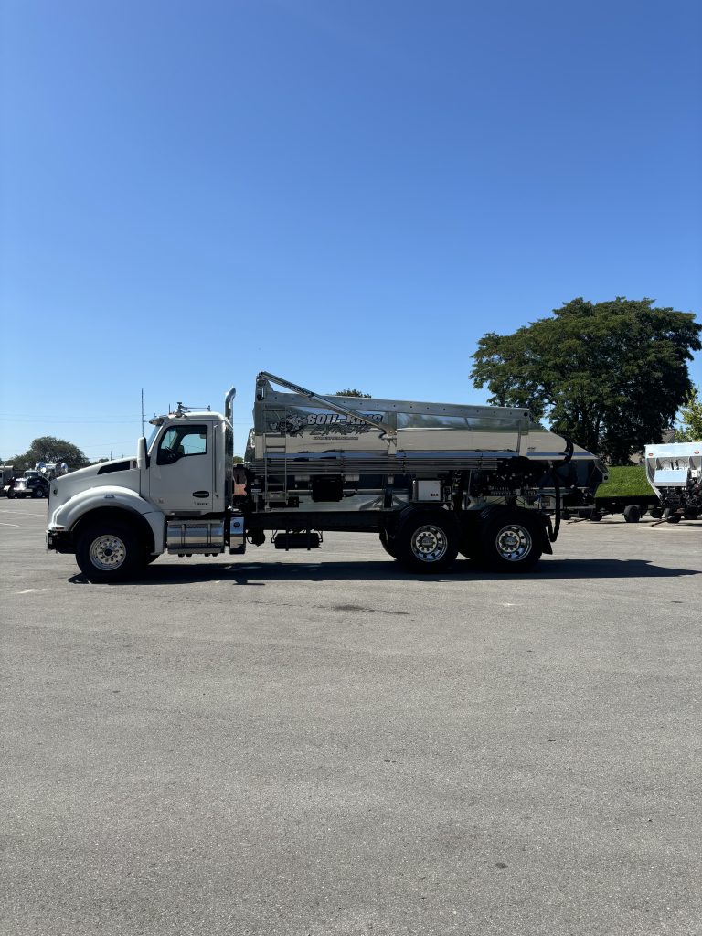2024 Kenworth T880 equipped with stone spreader for sale in Alberta Canada