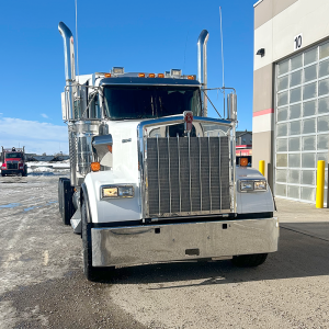 Kenworth W900B White