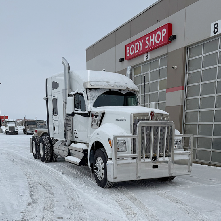 Kenworth W990 White