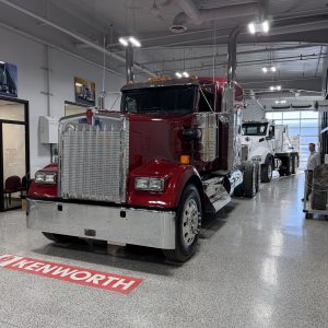 Kenworth W900L Red