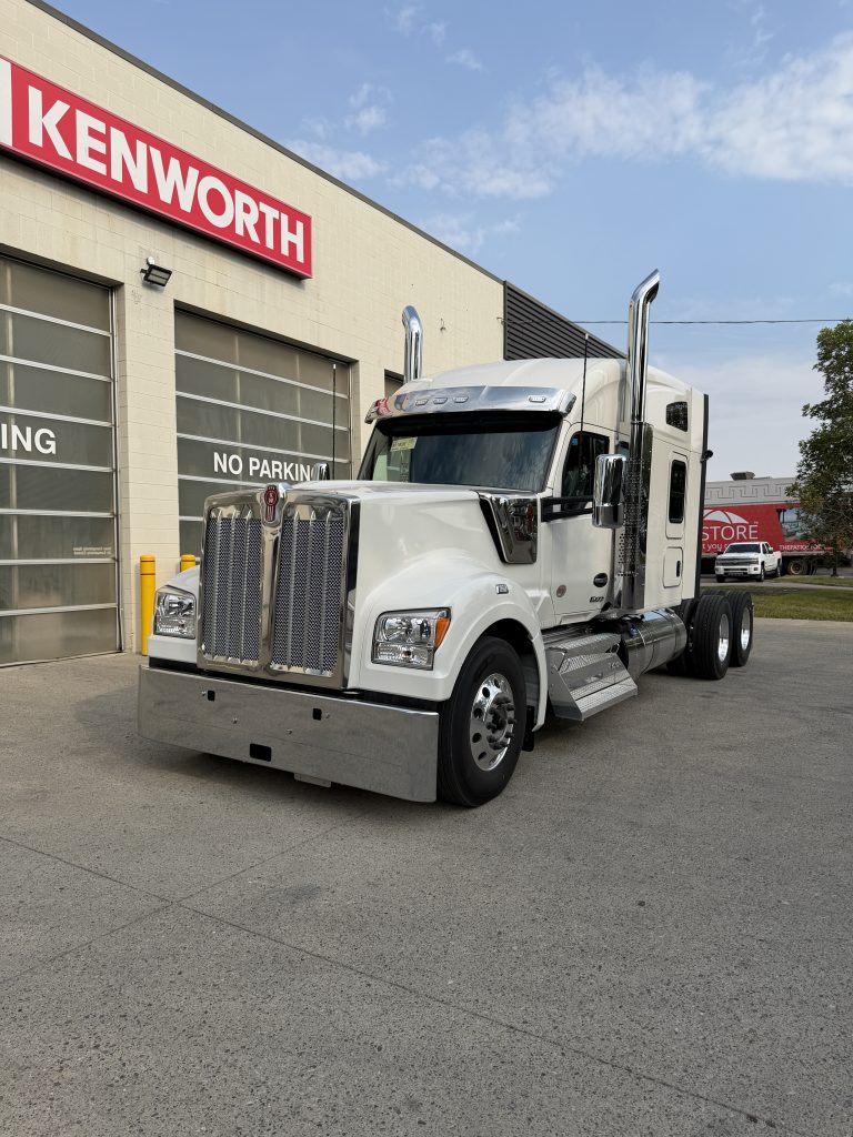 White Kenworth W990 for sale in Calgary Alberta Canada