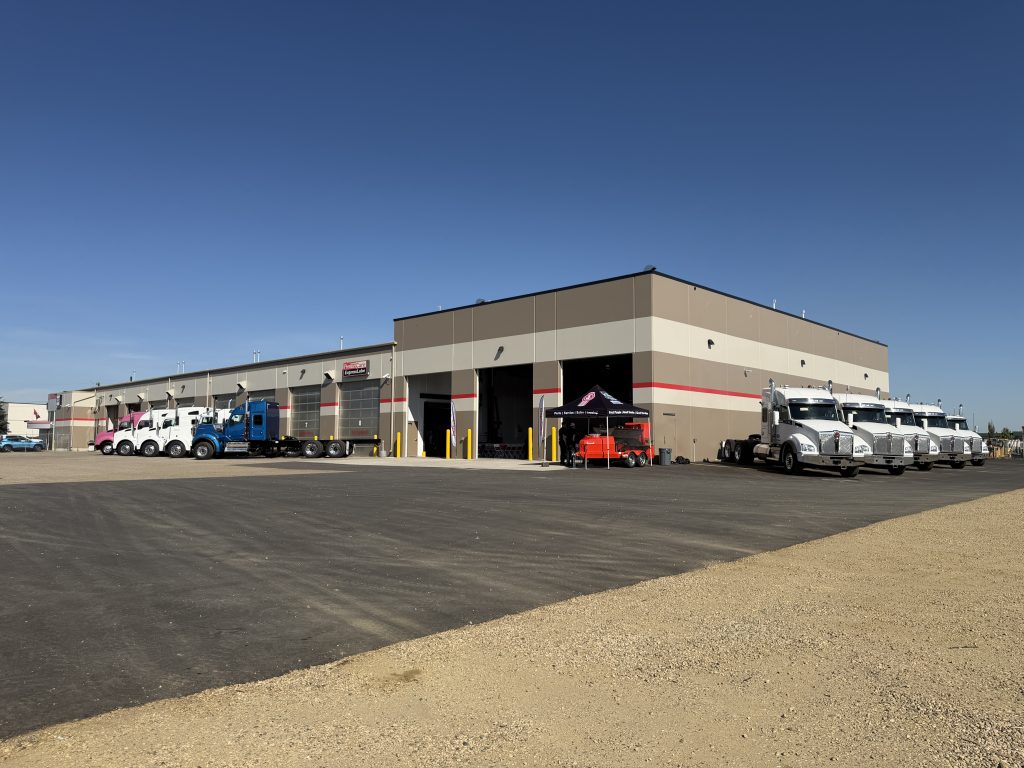 GreatWest Kenworth Red Deer's 6 new CNG service bays