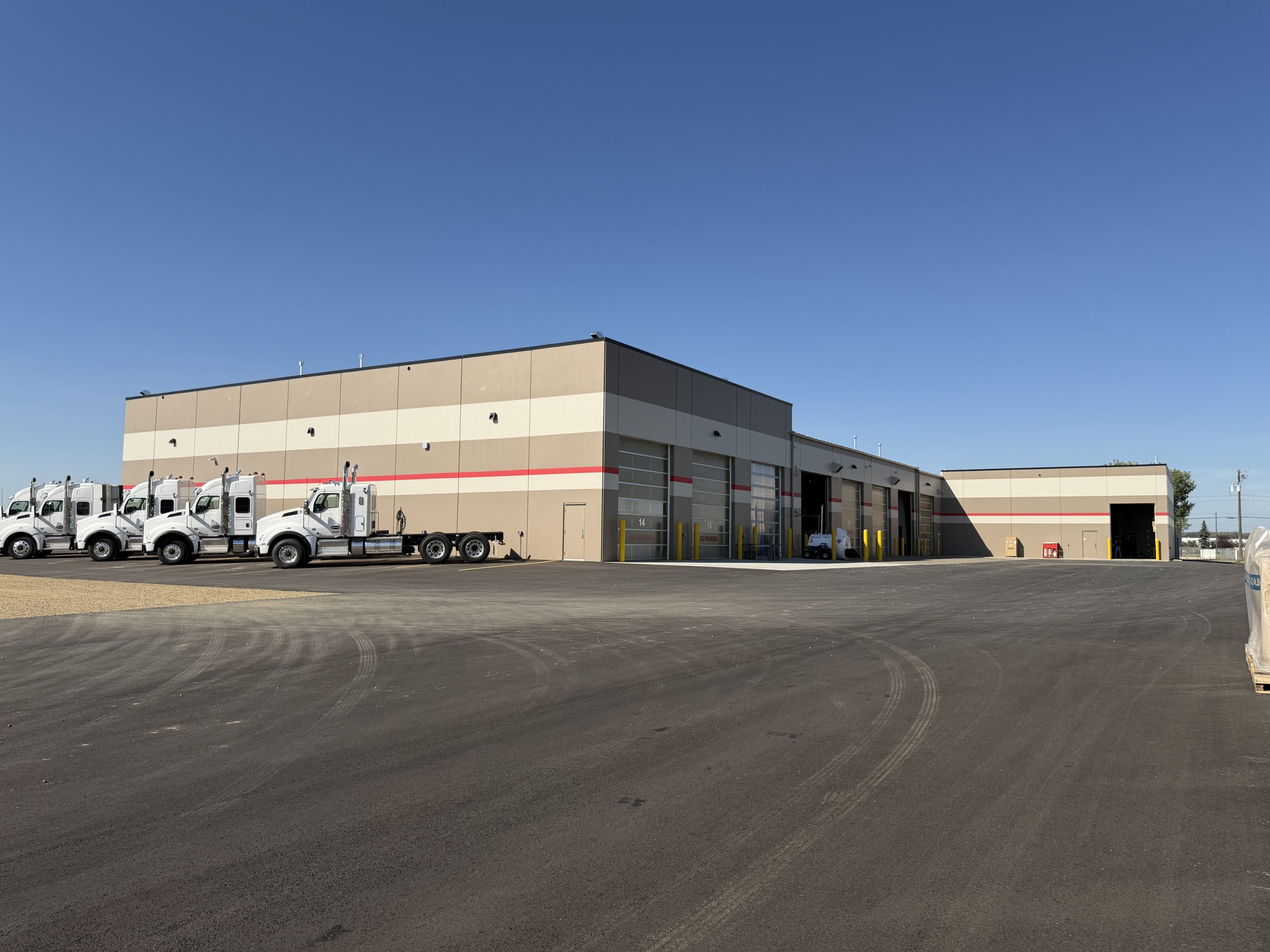GreatWest Kenworth Red Deer parts warehouse and six new CNG service bays