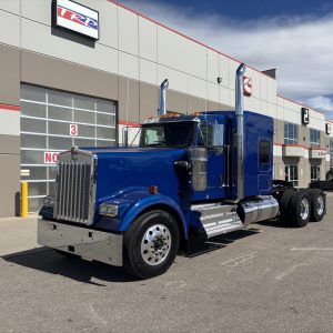 Blue 2027 Kenworth W900 for sale in Alberta Canada
