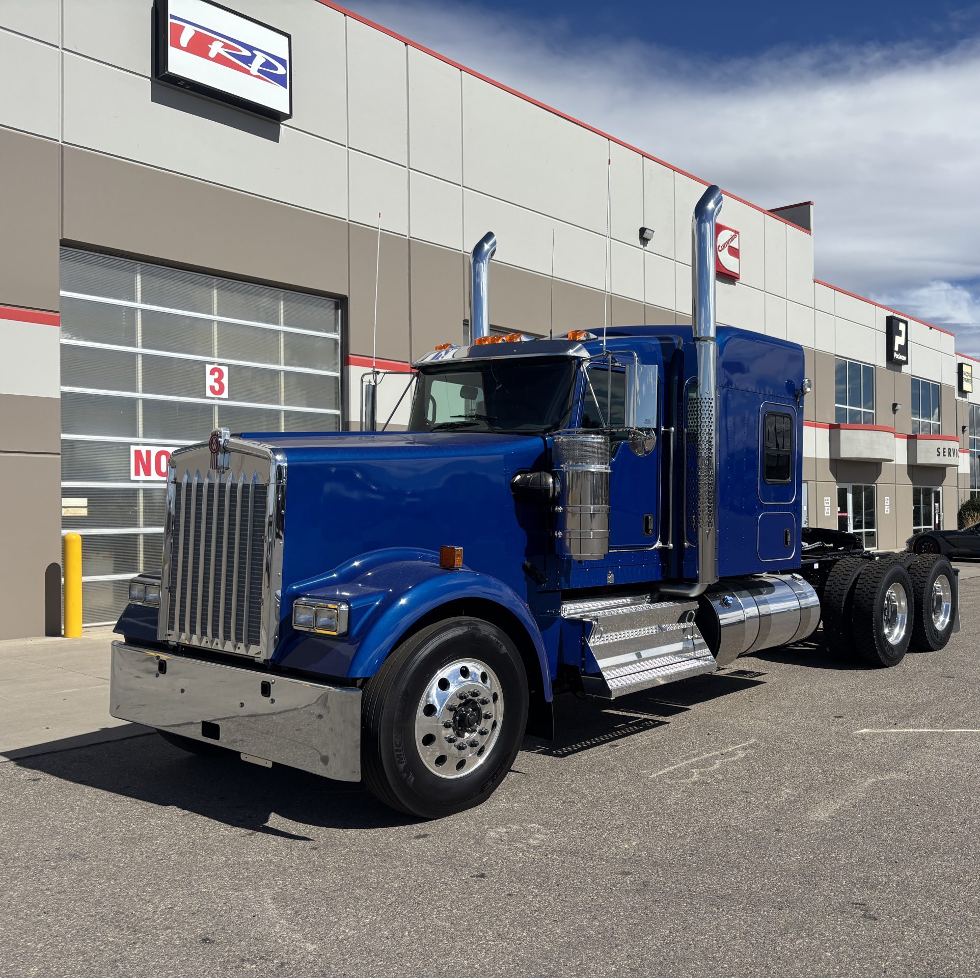 Blue 2027 Kenworth W900 for sale in Alberta Canada